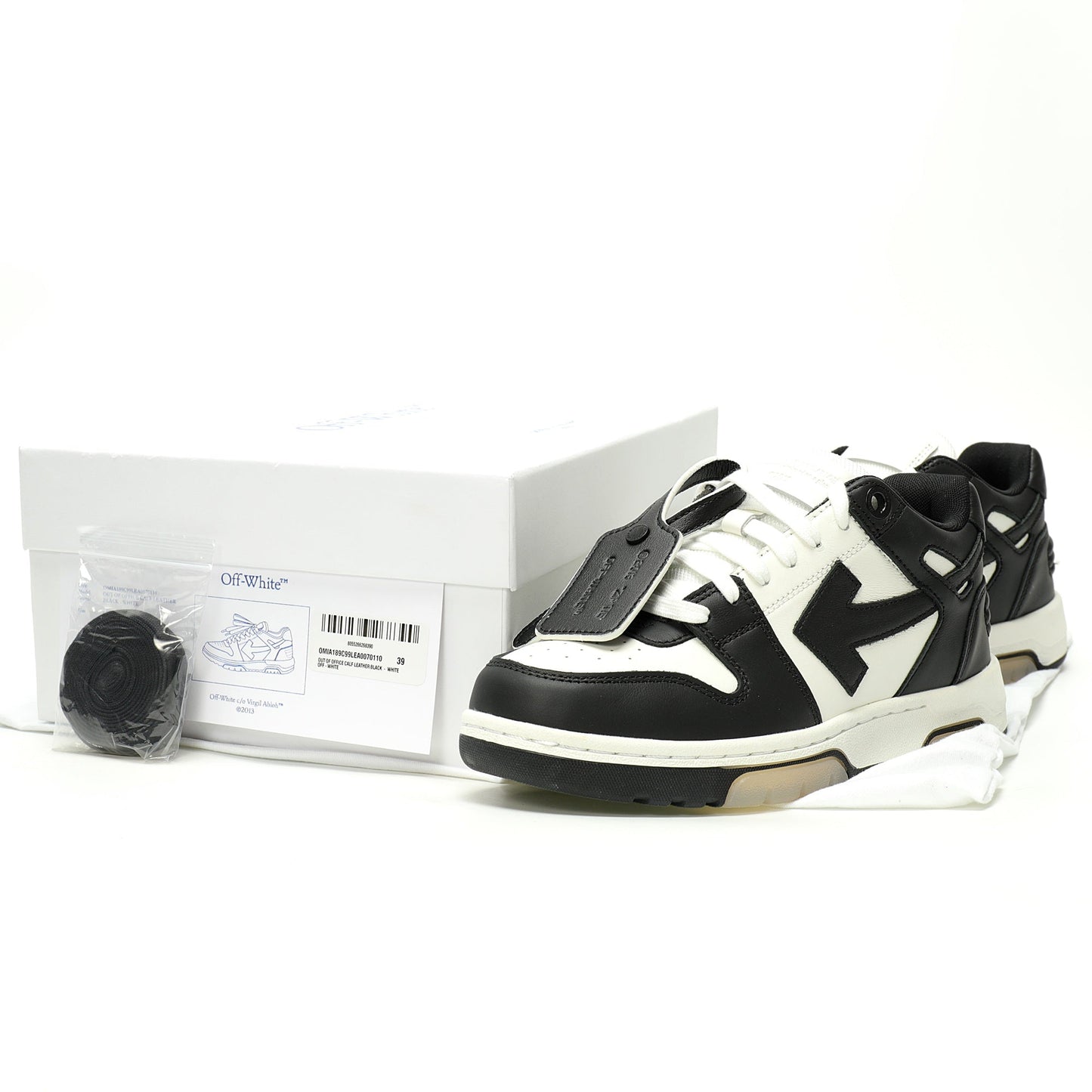 Off-White™ "Out Of Office" OOO Sneaker  Black/White