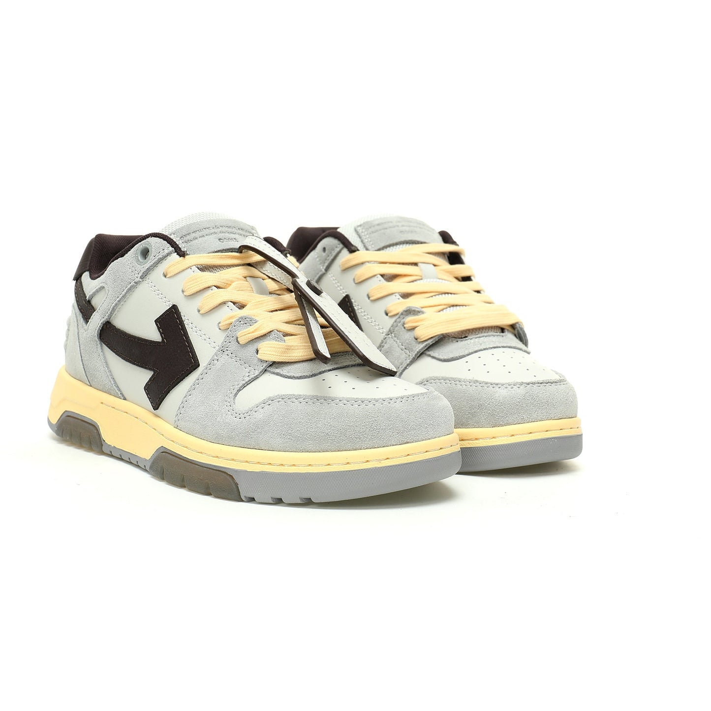Off-White™ "Out Of Office" OOO Sneaker   Grey/White/Black