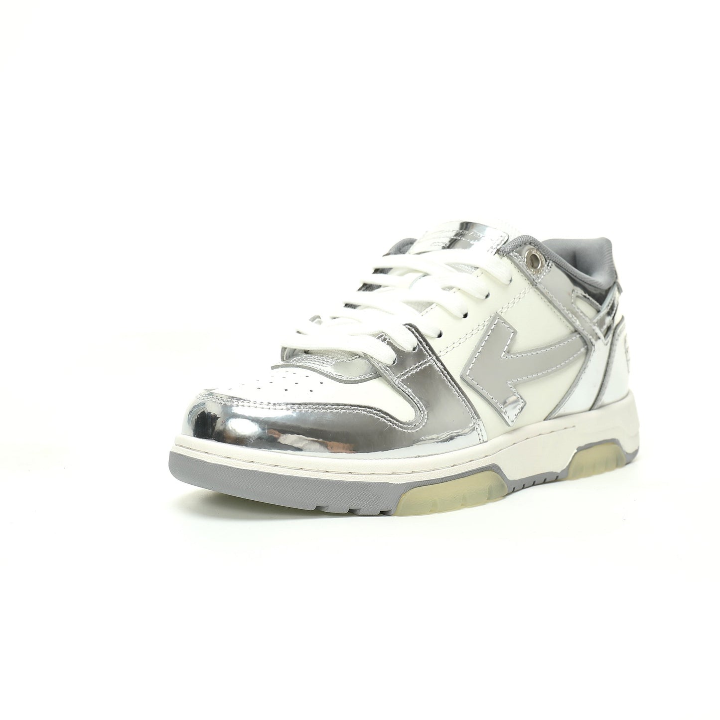 Off-White™ "Out Of Office" OOO Sneaker  White/Silver
