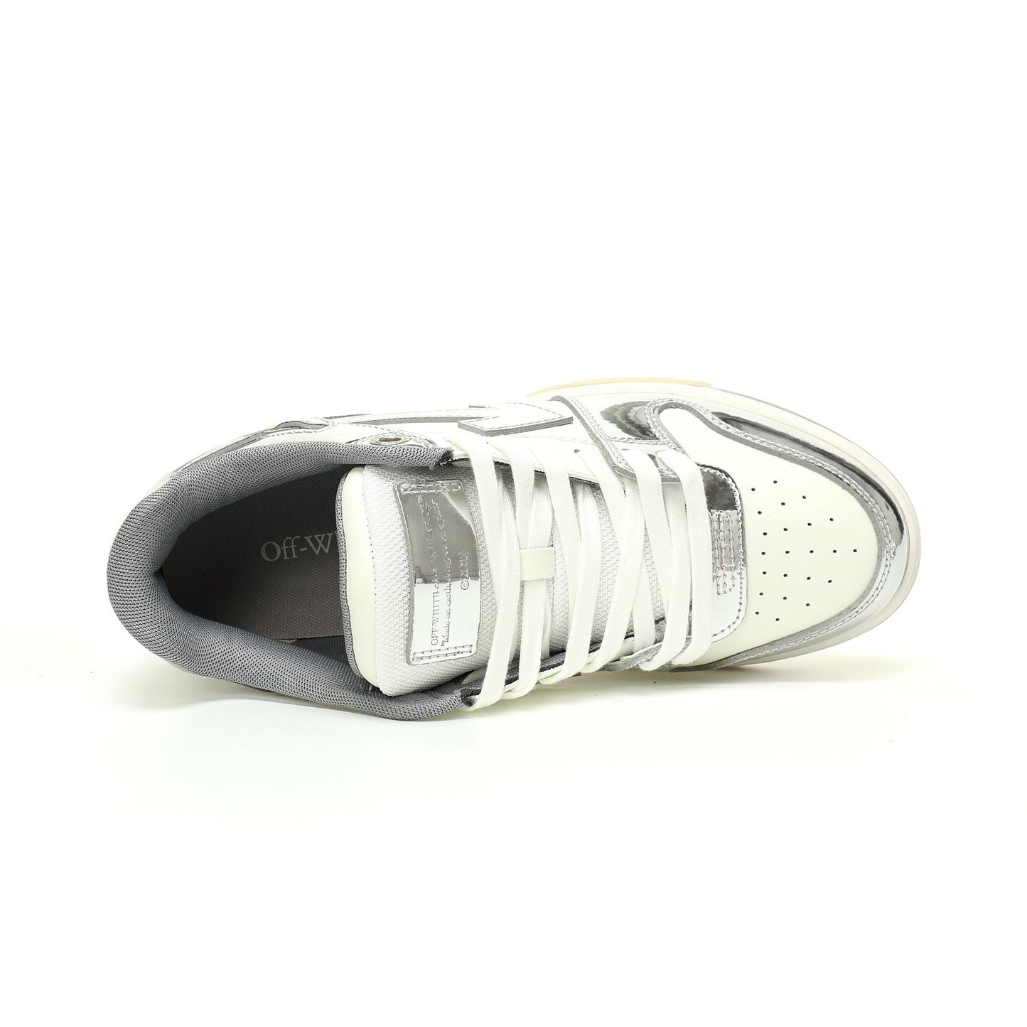 Off-White™ "Out Of Office" OOO Sneaker  White/Silver