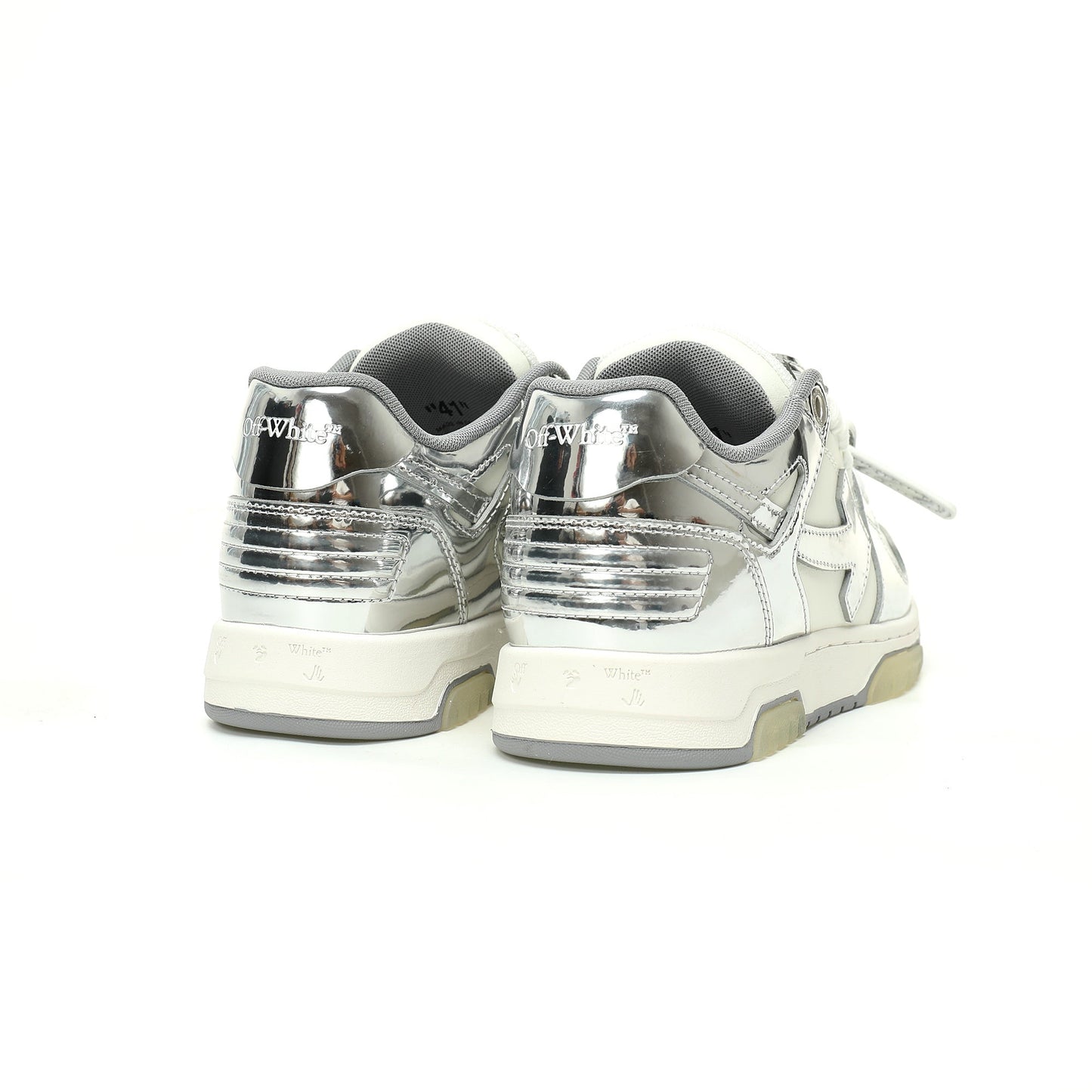 Off-White™ "Out Of Office" OOO Sneaker  White/Silver