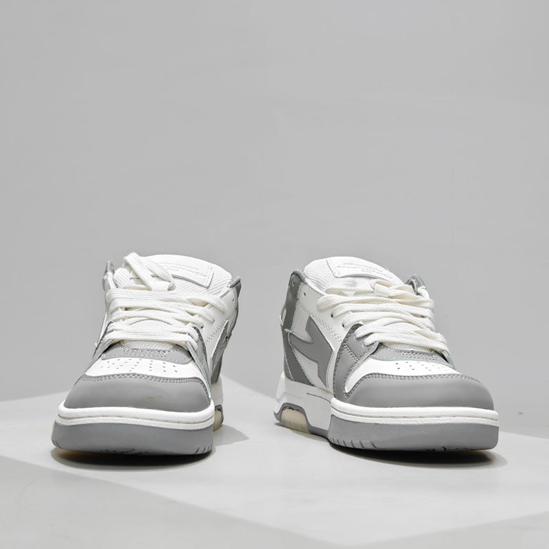Off-White™ "Out Of Office" OOO Sneaker   White/Grey