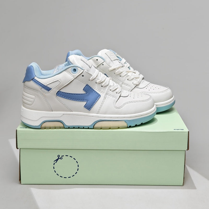 Off-White™ "Out Of Office" OOO Sneaker   White / Blue