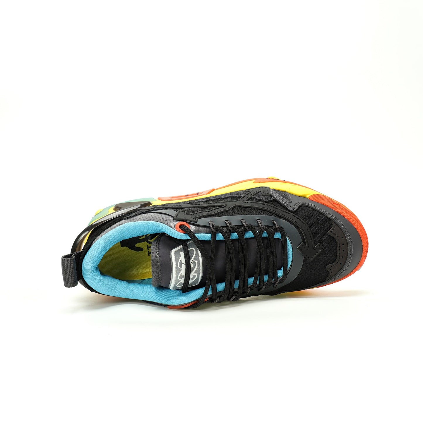 Off-White™ ODSY-2000 "Chunky Arrow" Sneaker   Black / Yellow
