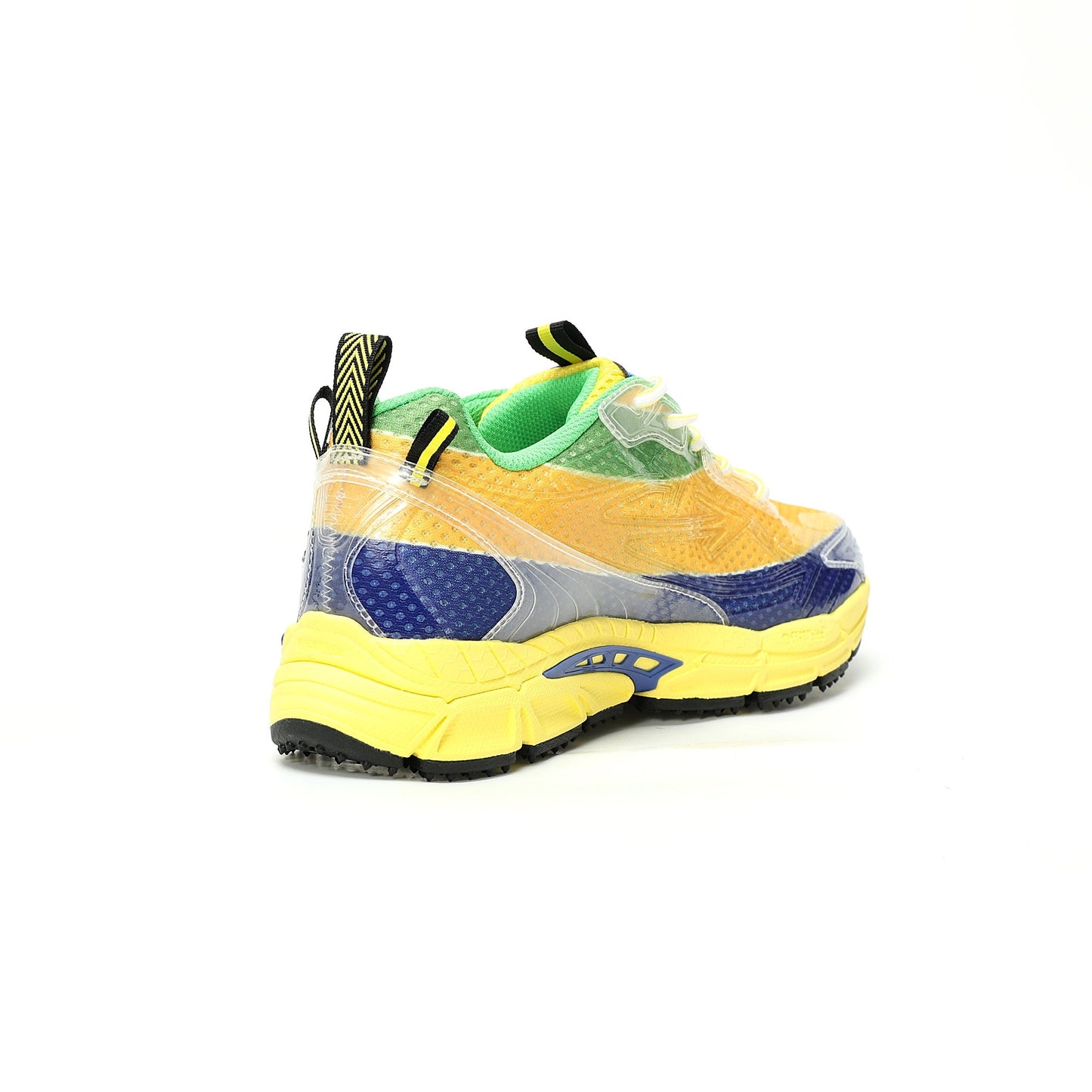 Off-White™ "Be Right Back" Sneaker — BRB   Yellow / Blue / Green