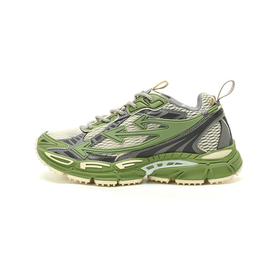 Off-White™ "Be Right Back" Sneaker — BRB   Green/Grey