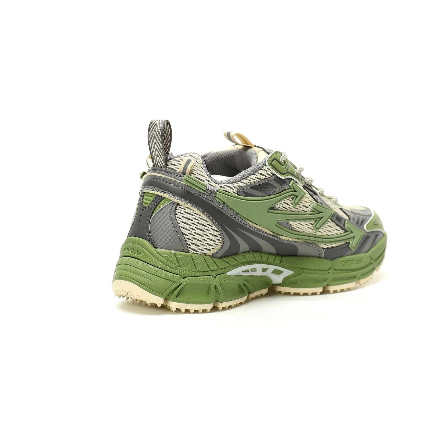 Off-White™ "Be Right Back" Sneaker — BRB   Green/Grey