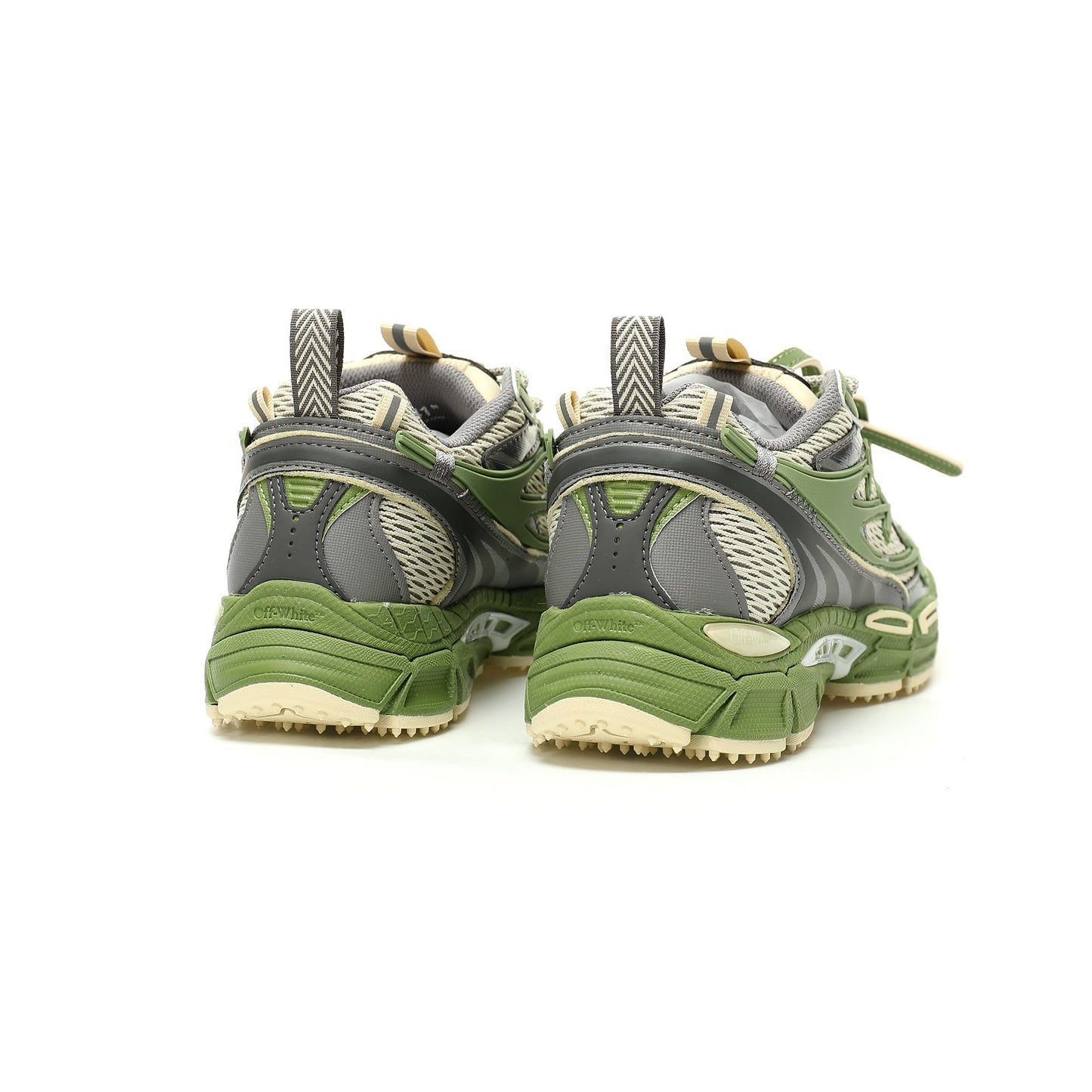 Off-White™ "Be Right Back" Sneaker — BRB   Green/Grey