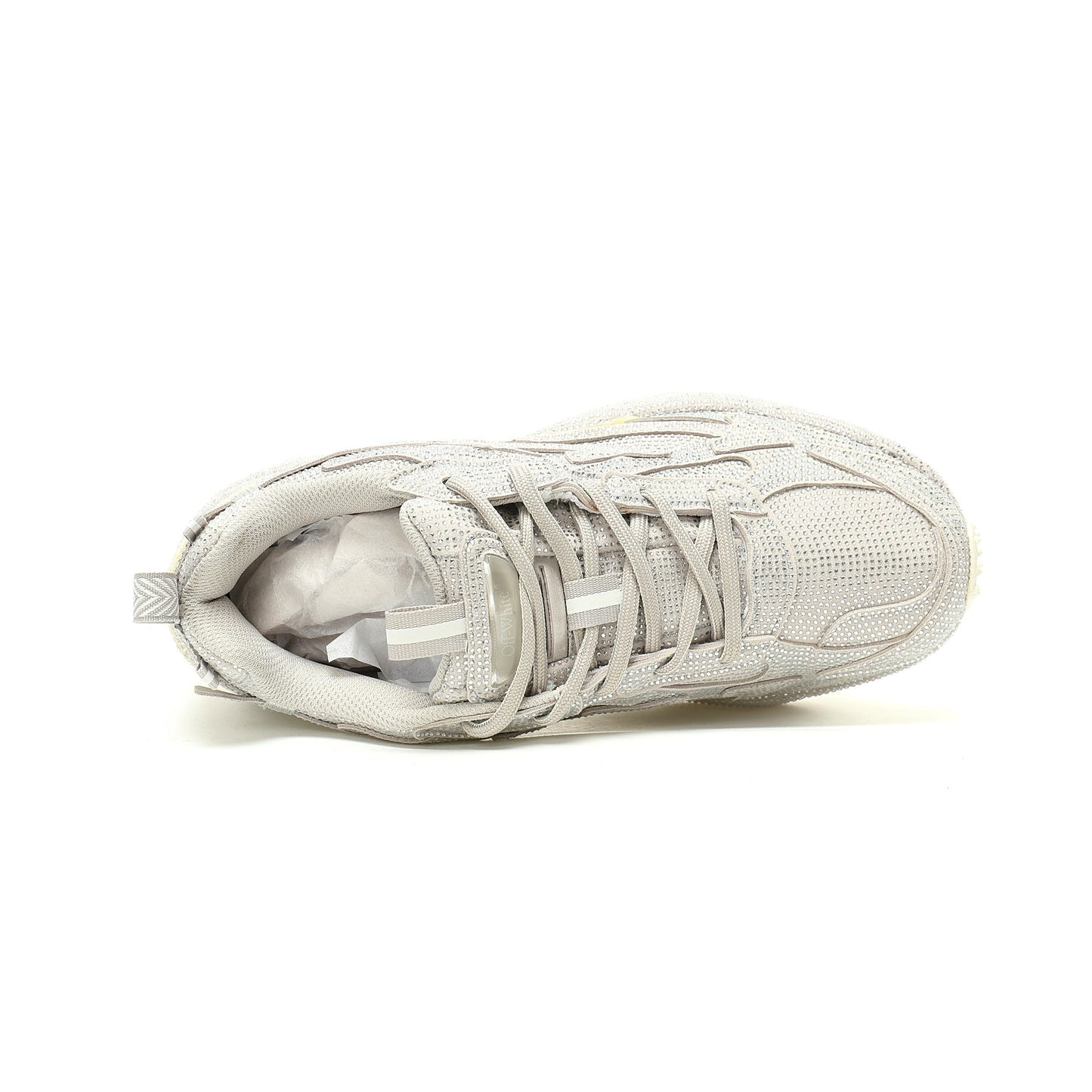 Off-White™ "Be Right Back" Sneaker — BRB  White / Swarovski crystals
