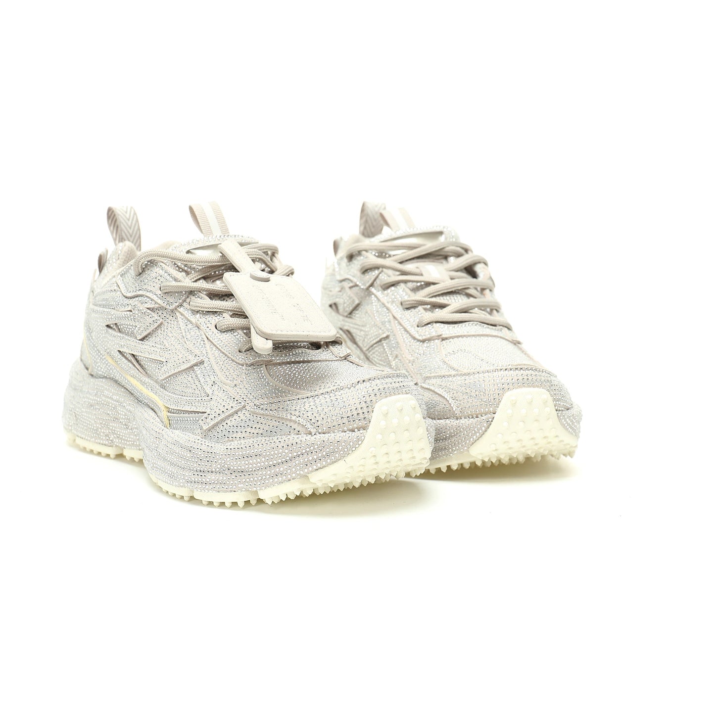 Off-White™ "Be Right Back" Sneaker — BRB  White / Swarovski crystals