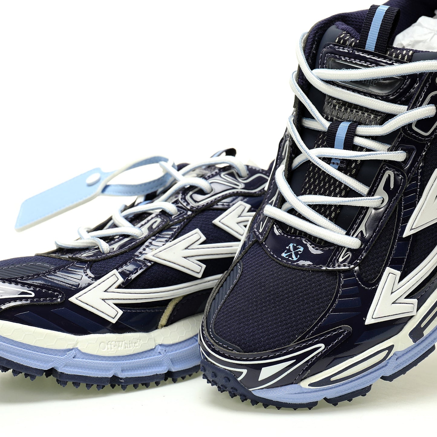 Off-White™ "Be Right Back" Sneaker — BRB   Dark blue