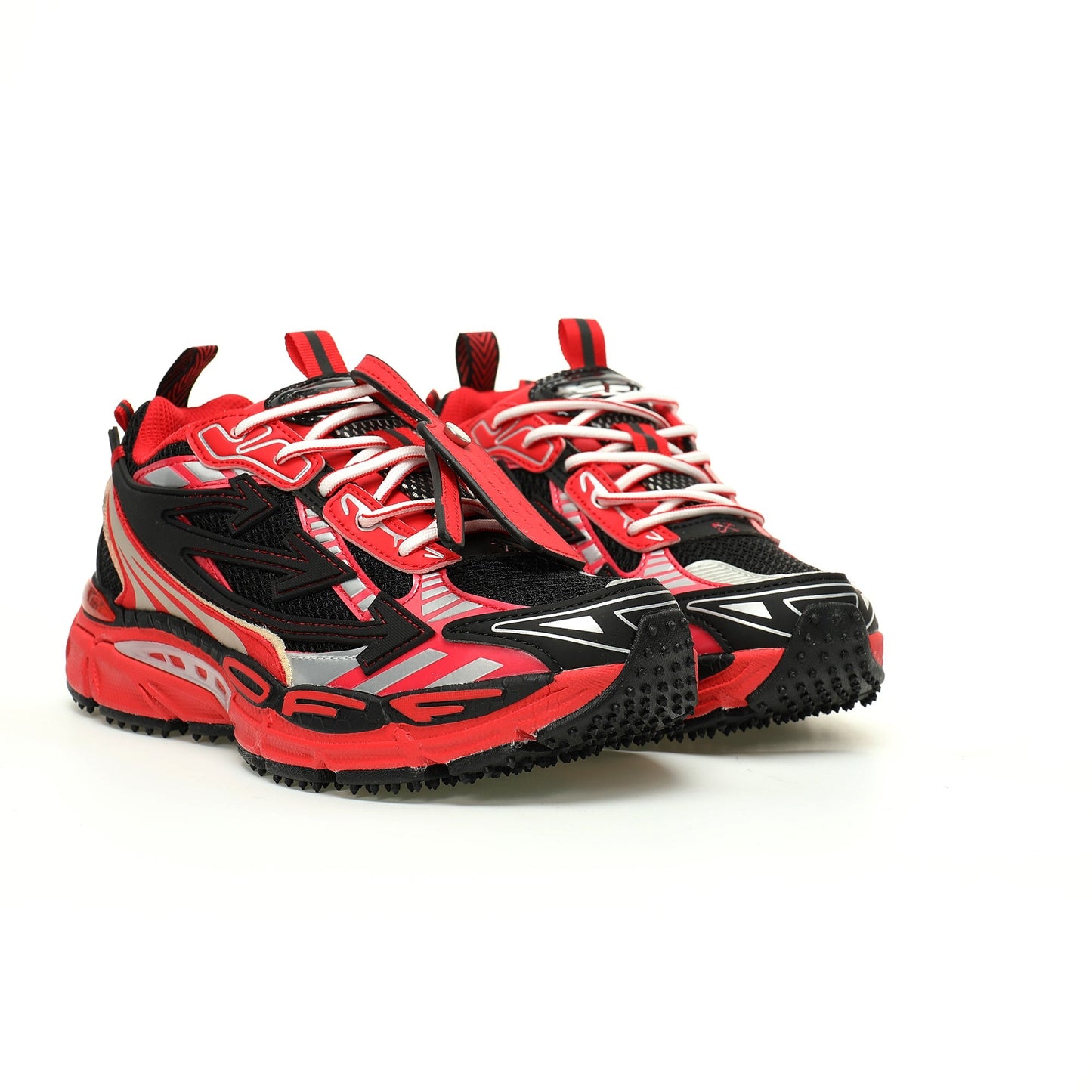 Off-White™ "Be Right Back" Sneaker — BRB   Red / Black