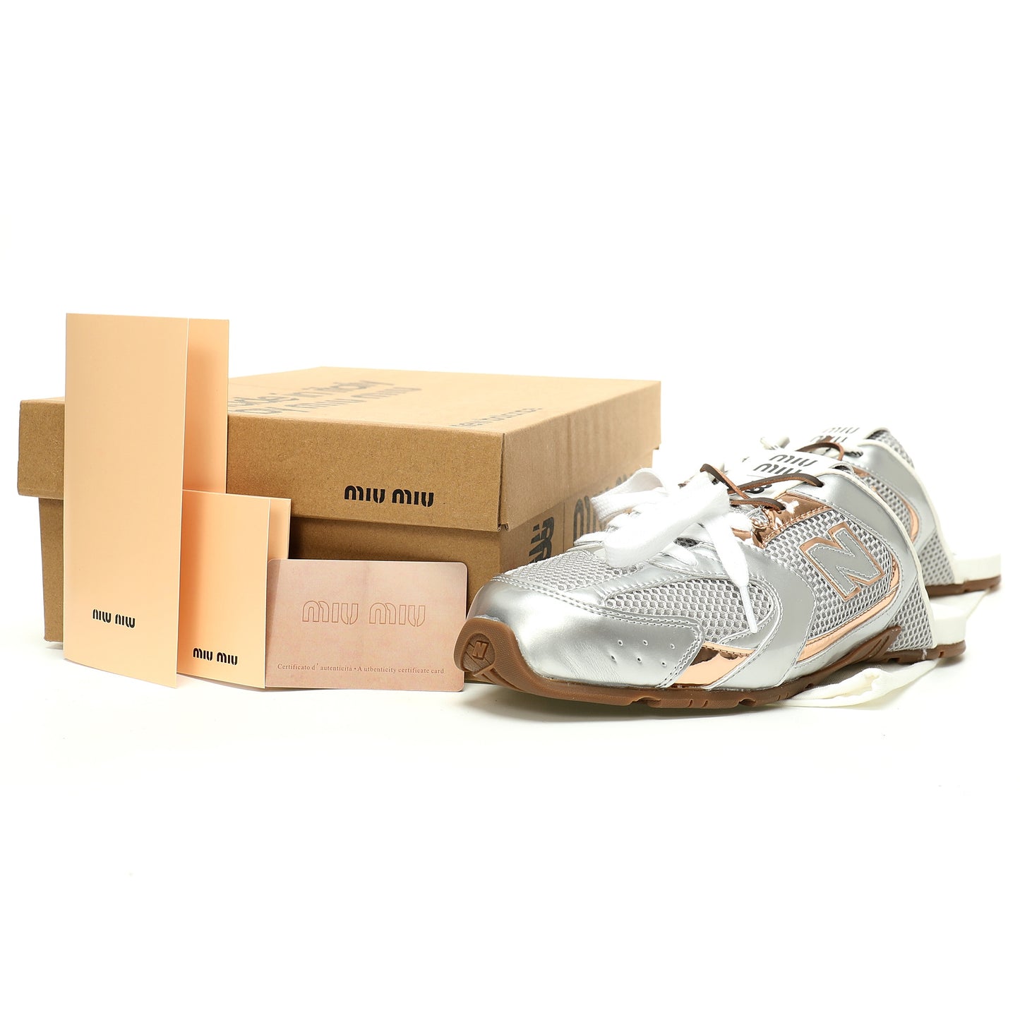 Miu Miu x New Balance 530 Collaboration Sneakers